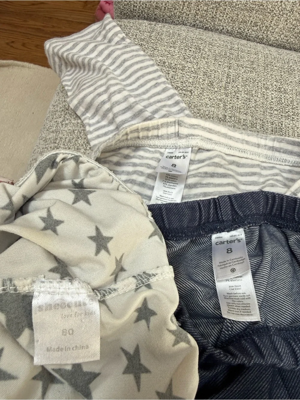 BUNDLE Girls 5-Piece size 8 Bottoms Bundle - Justice Carters